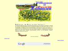 Tablet Screenshot of hahausen-harz.de